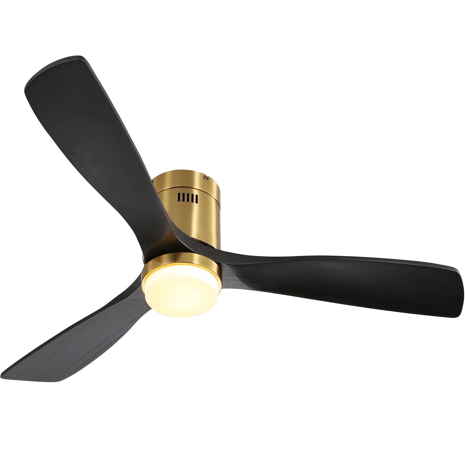 52″ Flush Mount Ceiling Fan With Light