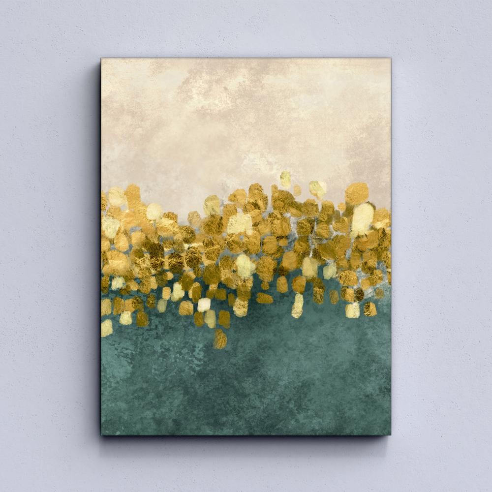 Abstract Dancing Stars Canvas