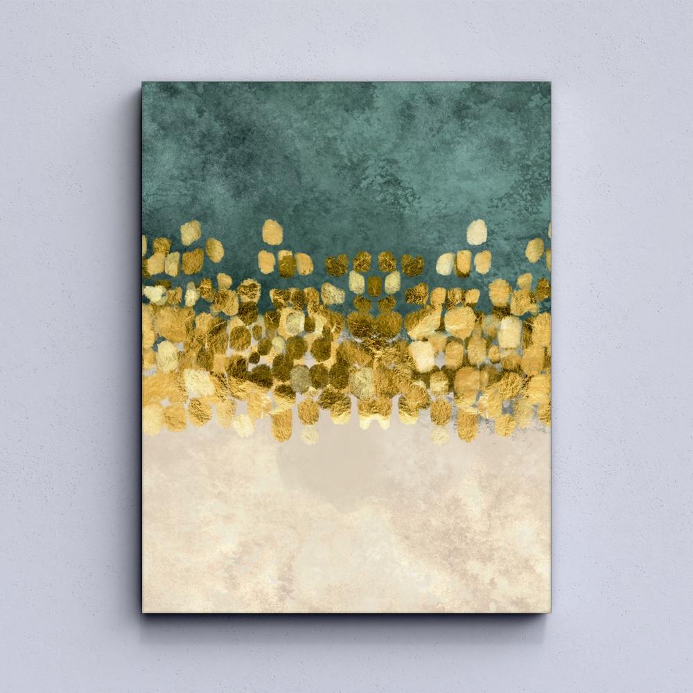 Abstract Dancing Stars Canvas