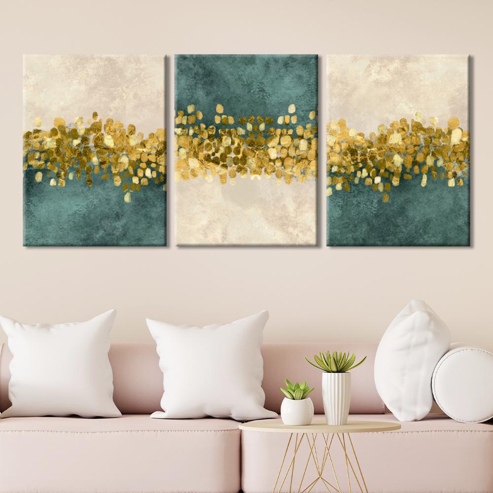 Abstract Dancing Stars Canvas