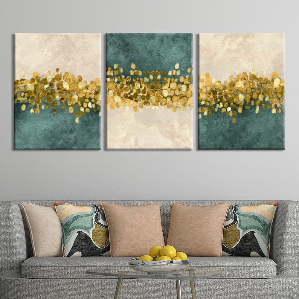 Abstract Dancing Stars Canvas