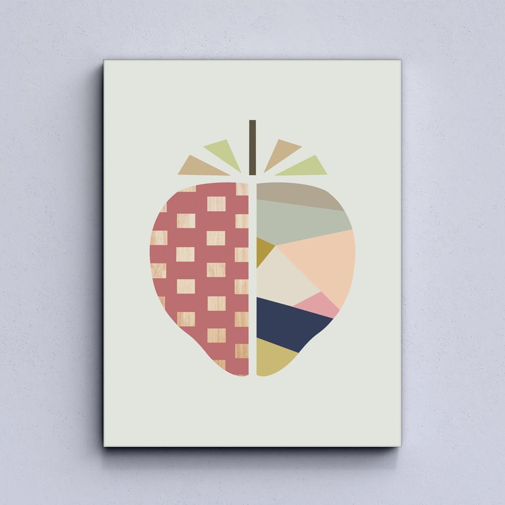 Abstract fruits Canvas