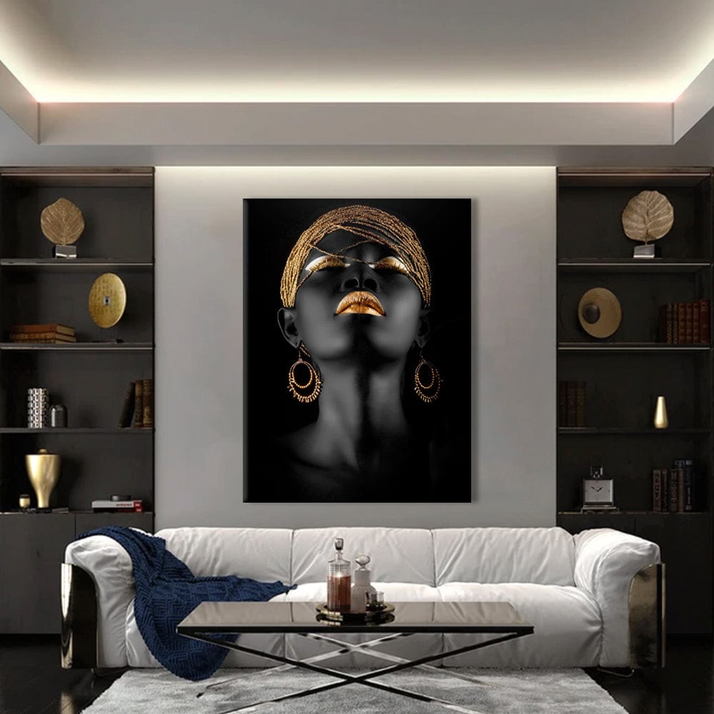 African Woman Canvas