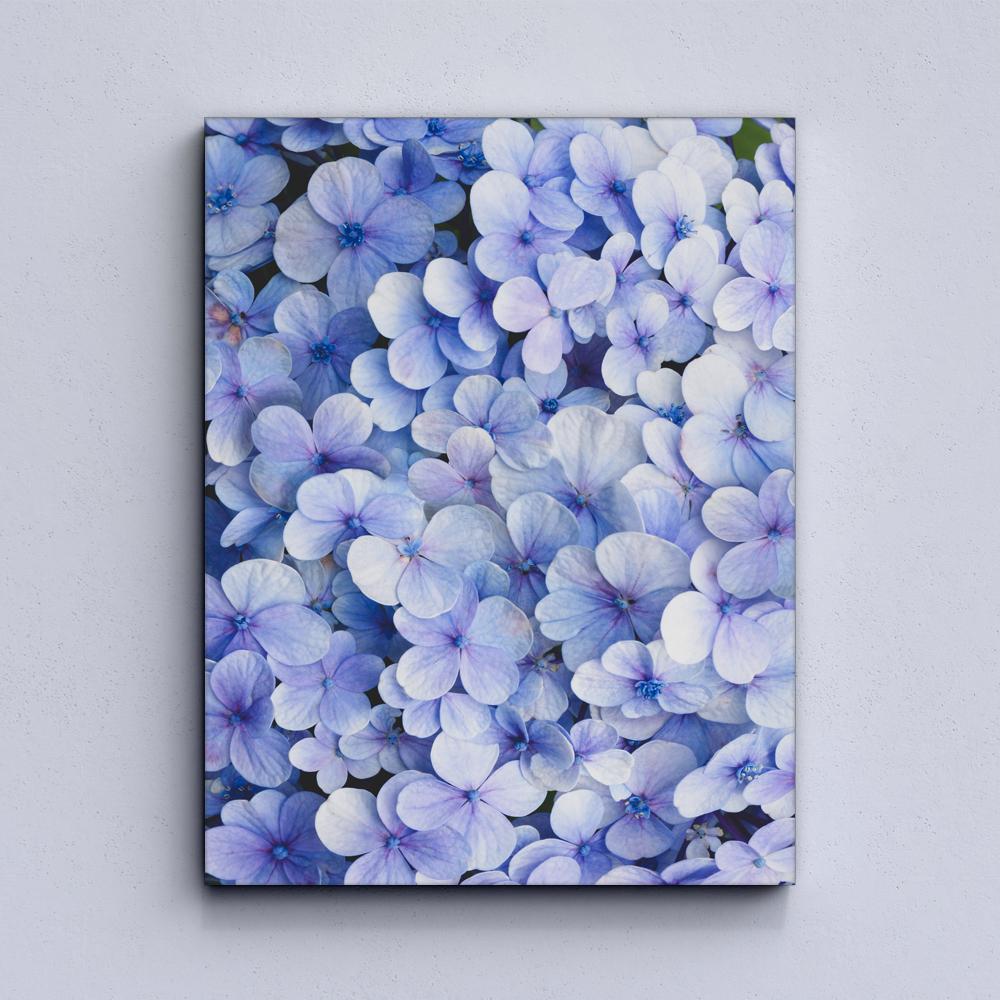 Blue Flowers Canvas