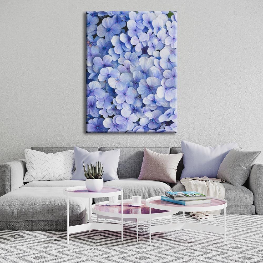 Blue Flowers Canvas