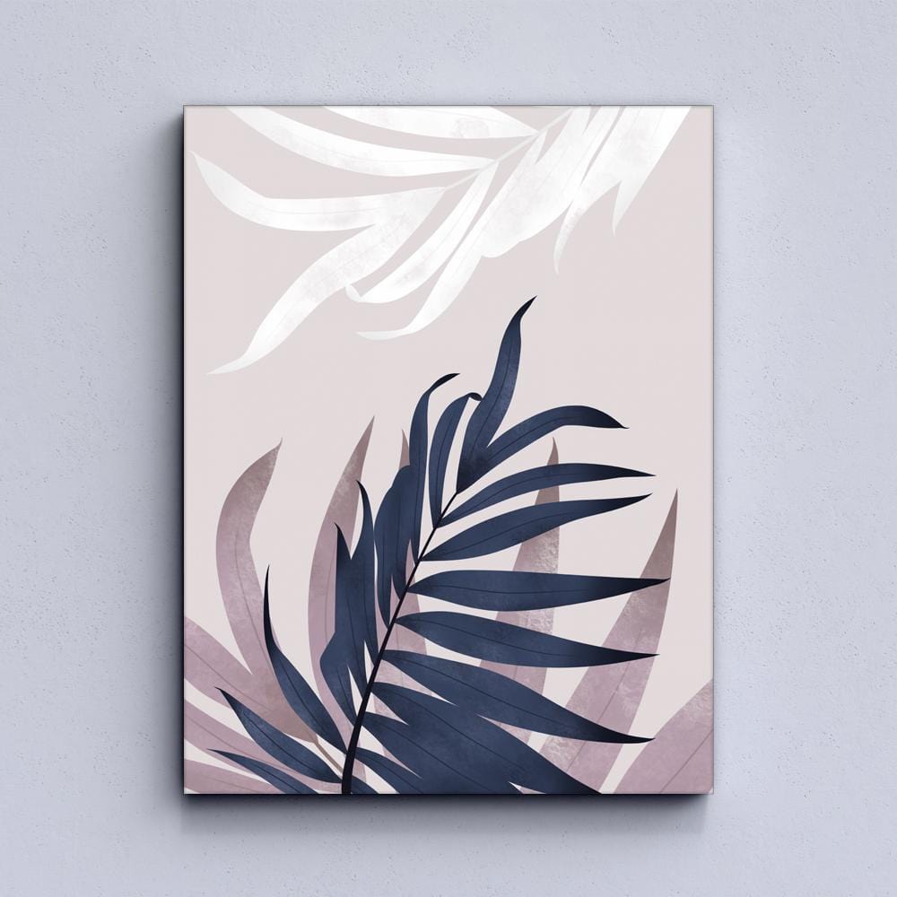 Blue leaves Canvas