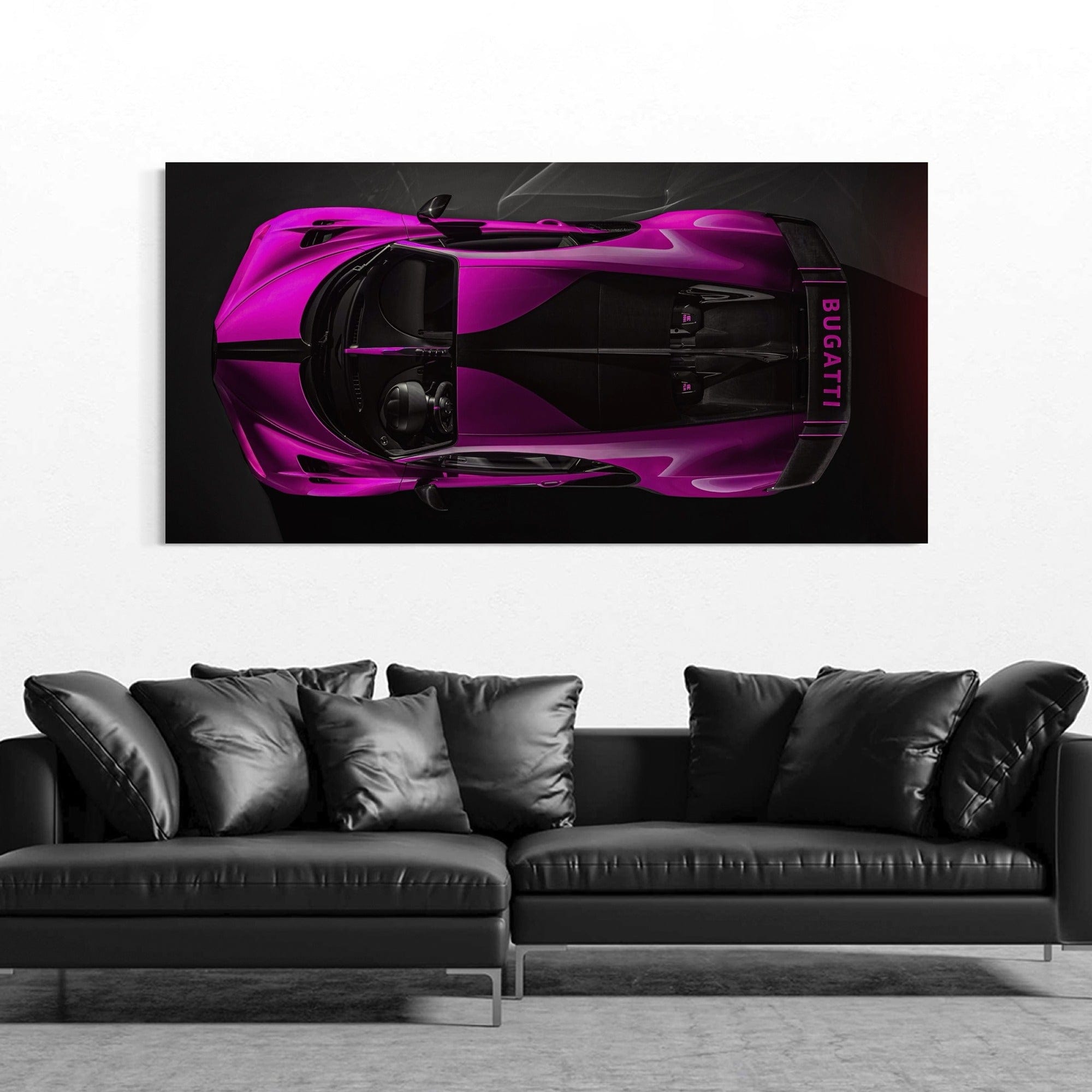 Bugatti Magenta - Canvas Wall Art Print