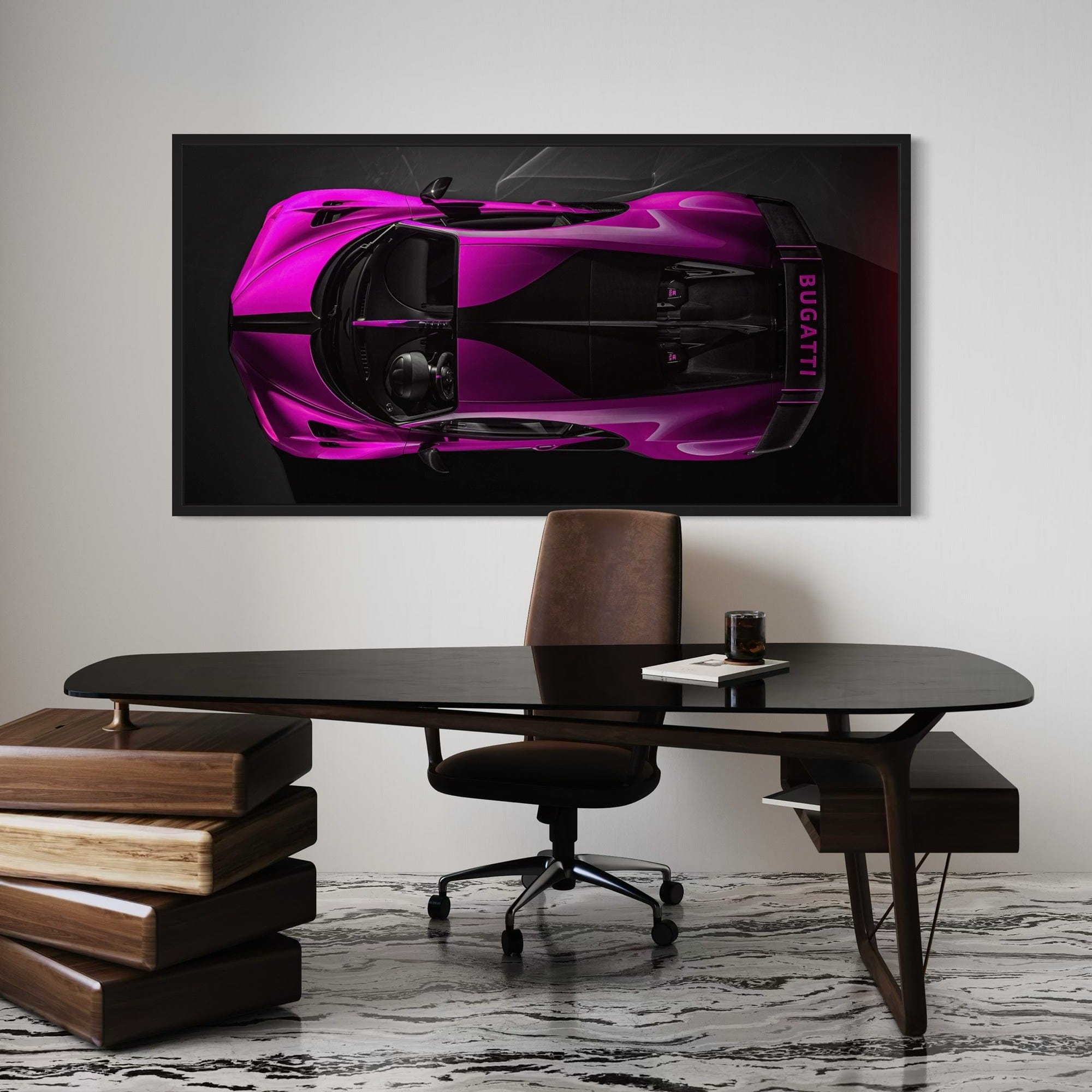 Bugatti Magenta - Canvas Wall Art Print