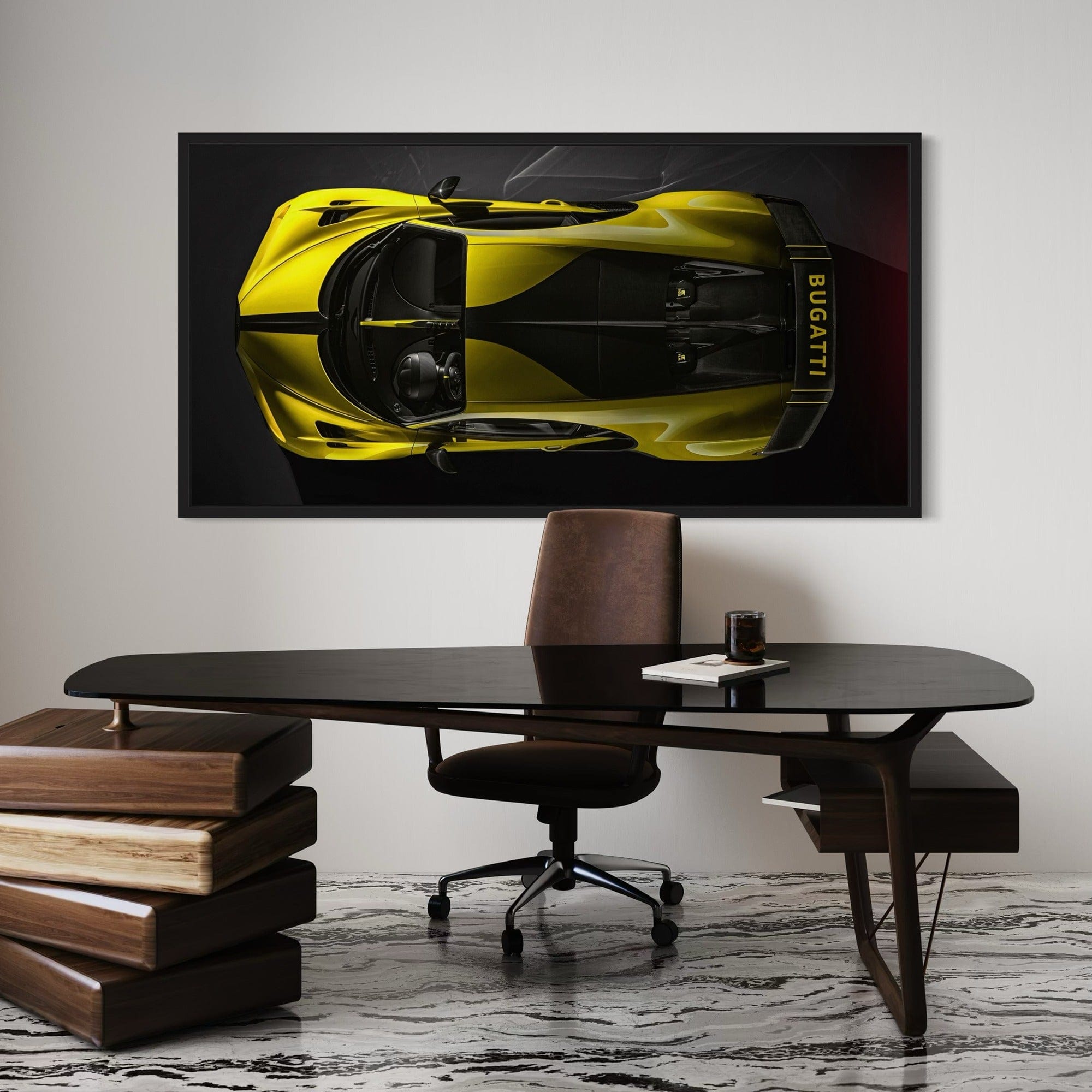 Bugatti Chiron yellow Sport 2020