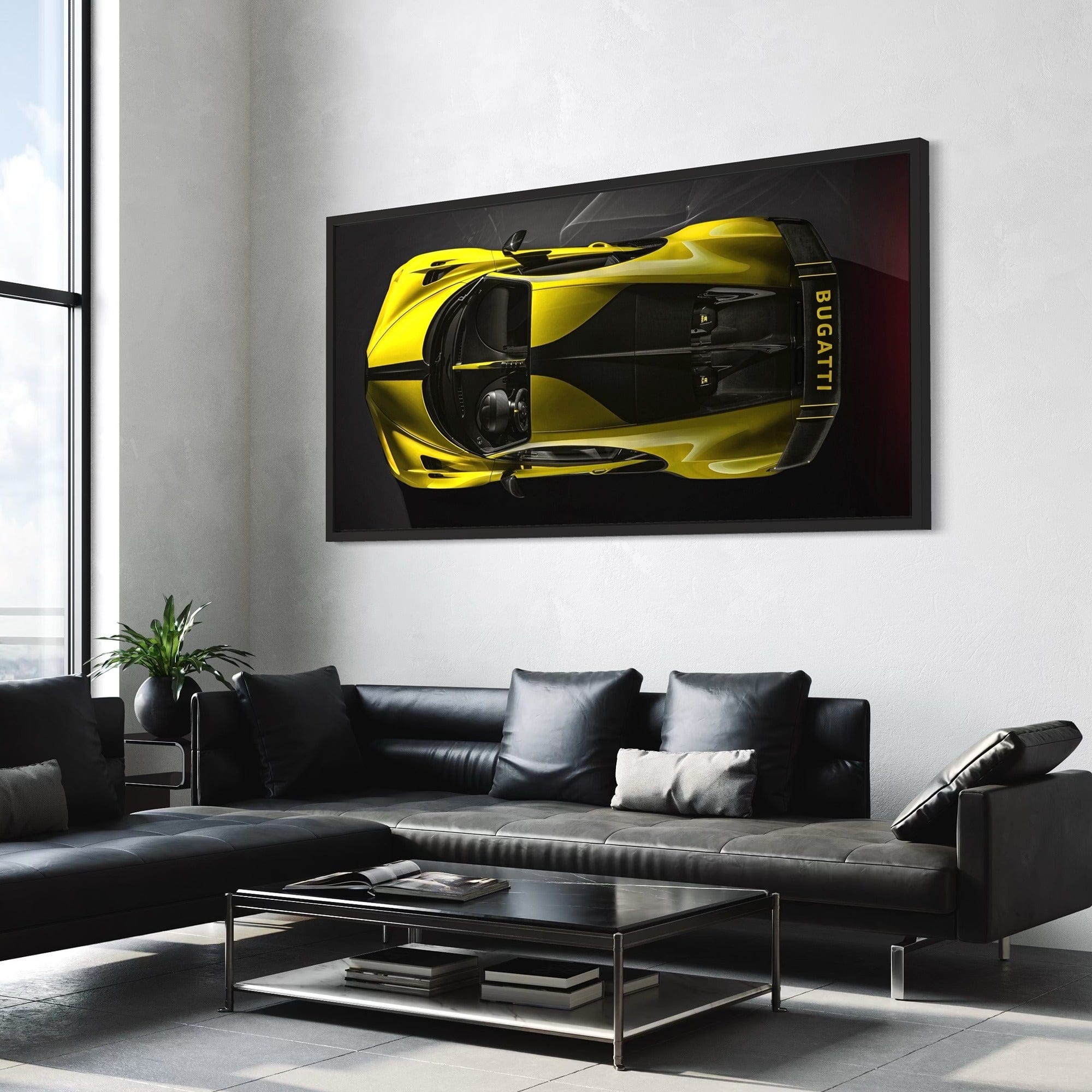 Bugatti Chiron yellow Sport 2020