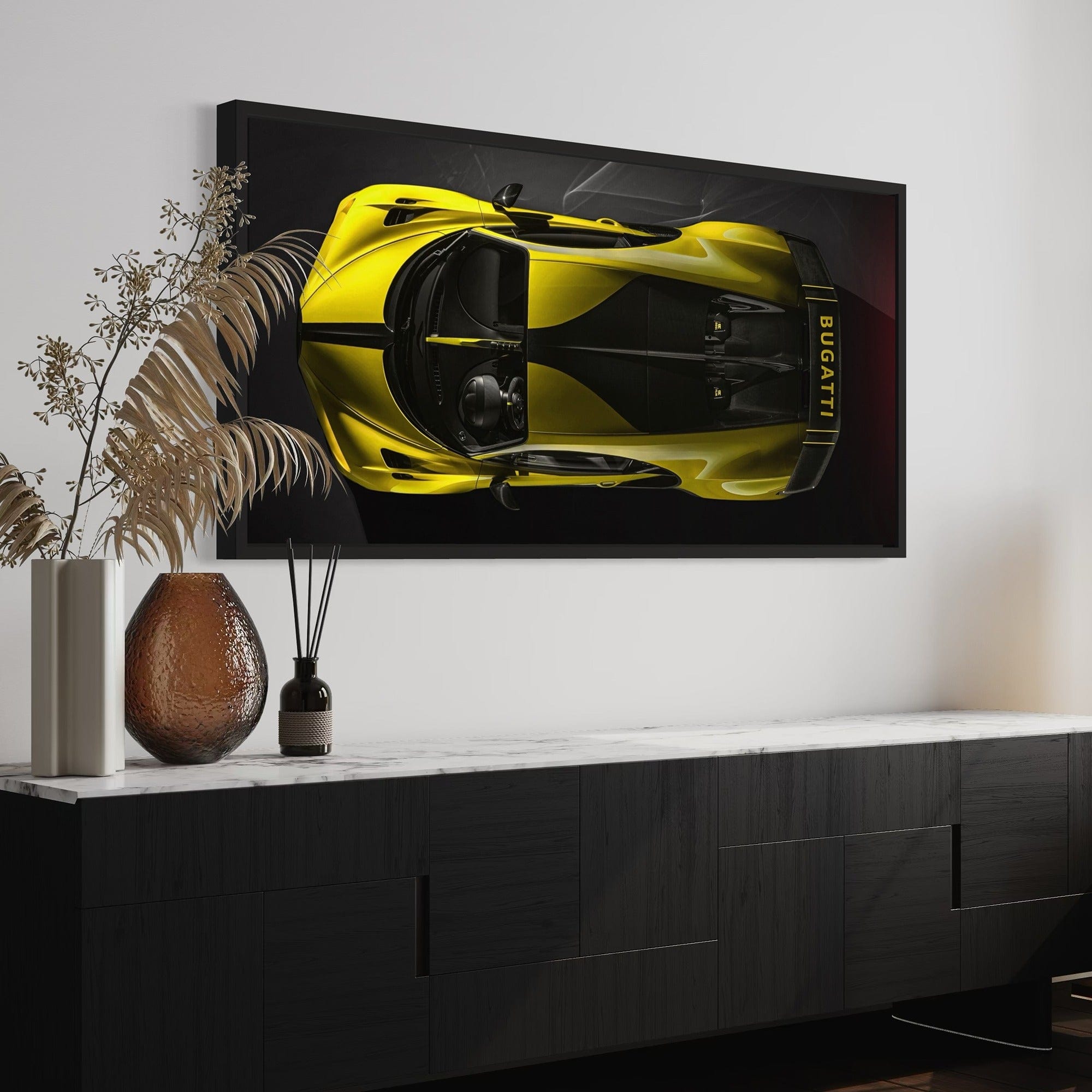 Bugatti Chiron yellow Sport 2020