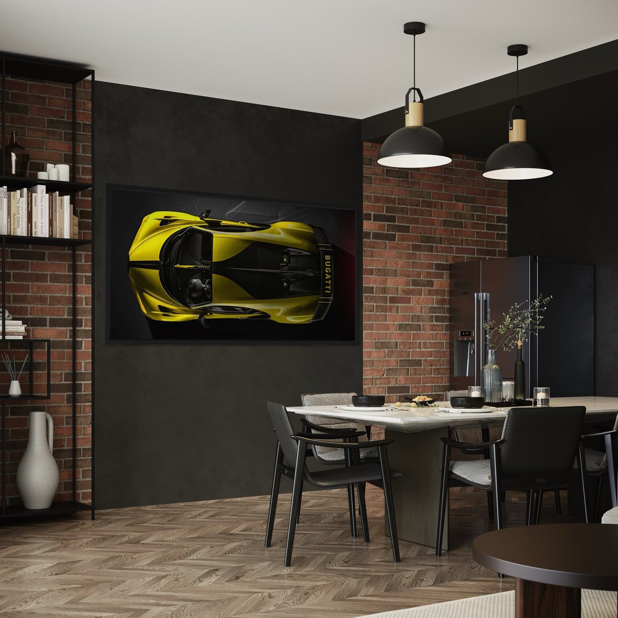 Bugatti Chiron yellow Sport 2020