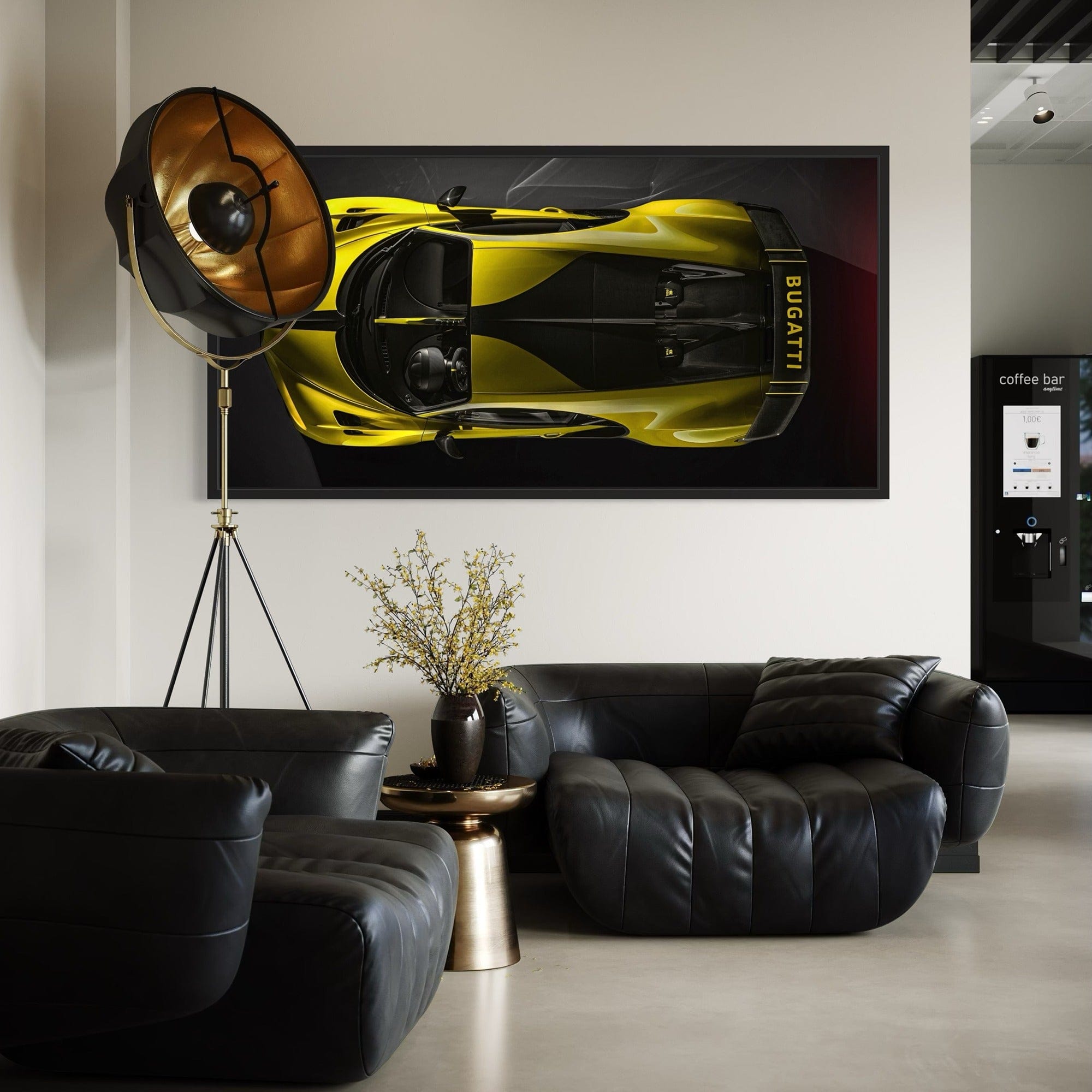 Bugatti Chiron yellow Sport 2020