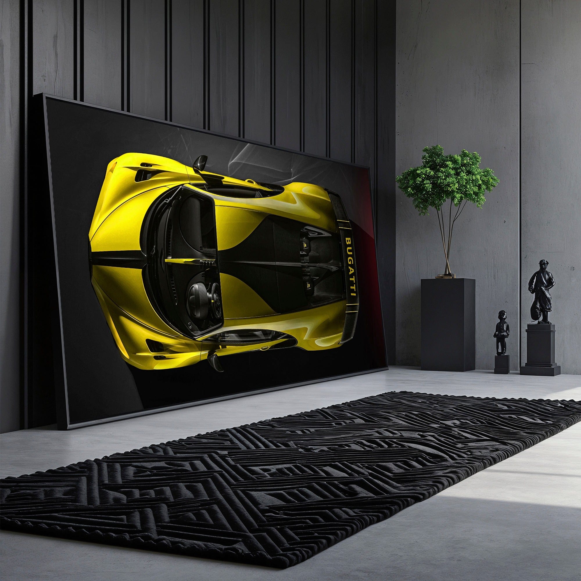 Bugatti Chiron yellow Sport 2020