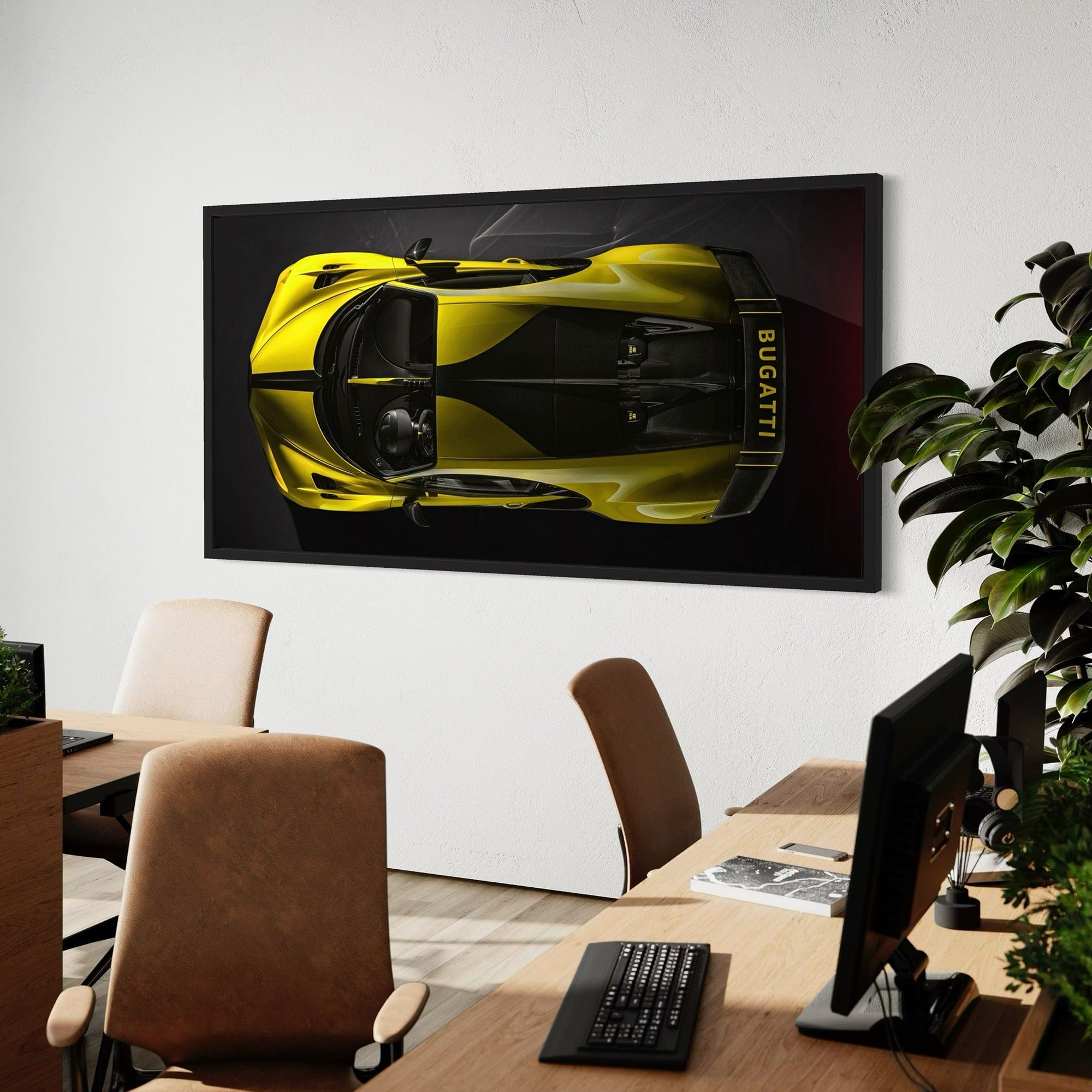 Bugatti Chiron yellow Sport 2020