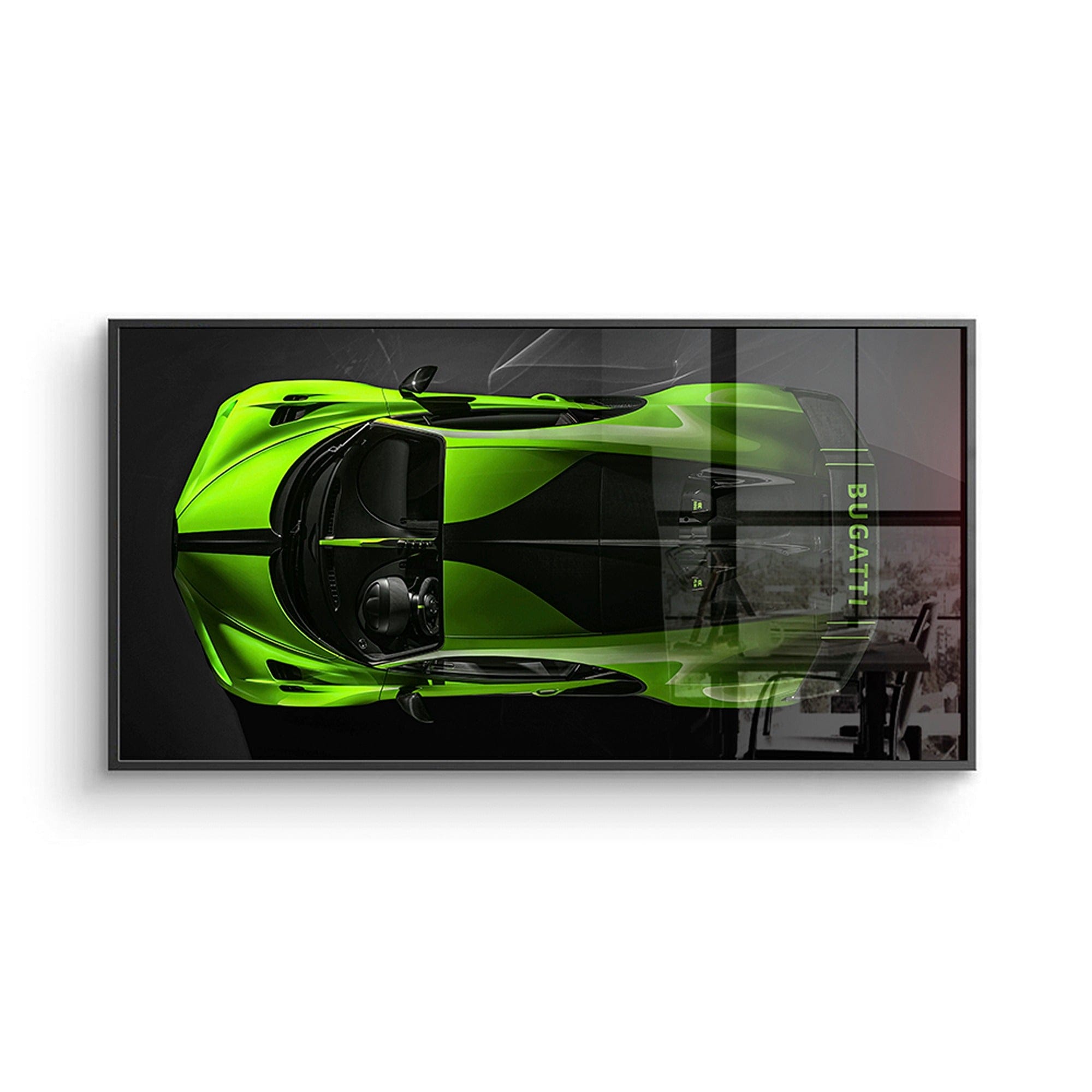 Green Bugatti Magenta - Canvas Wall Art Print
