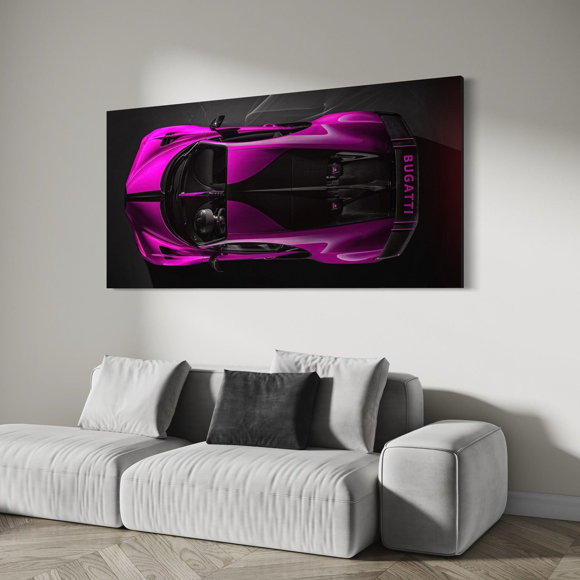 Bugatti Magenta - Canvas Wall Art Print