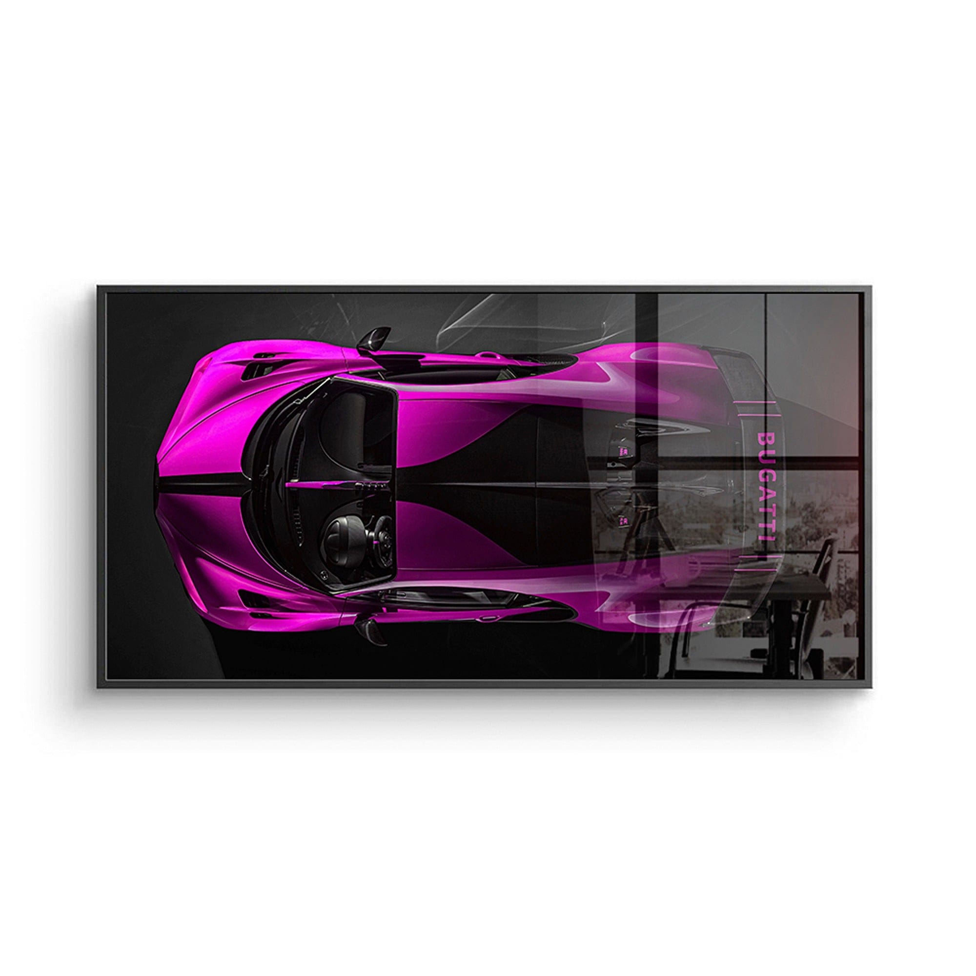 Bugatti Magenta - Canvas Wall Art Print