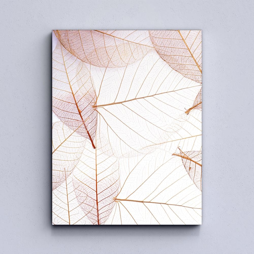 Colorful splash leaf Canvas