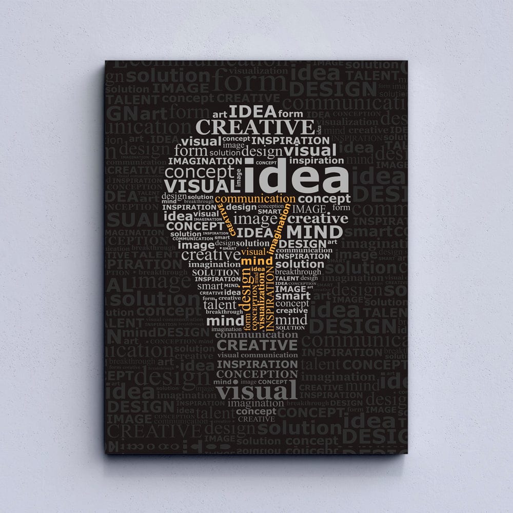 Creative Lightbulb Plan Canvas