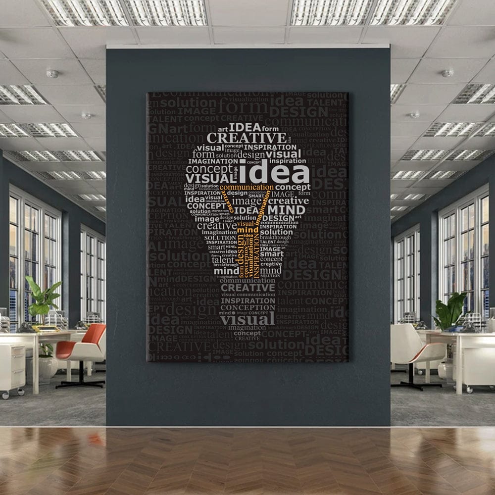 Creative Lightbulb Plan Canvas