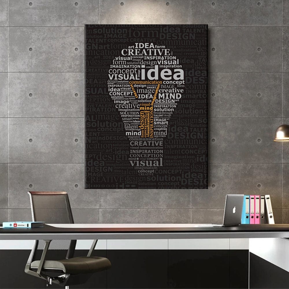 Creative Lightbulb Plan Canvas