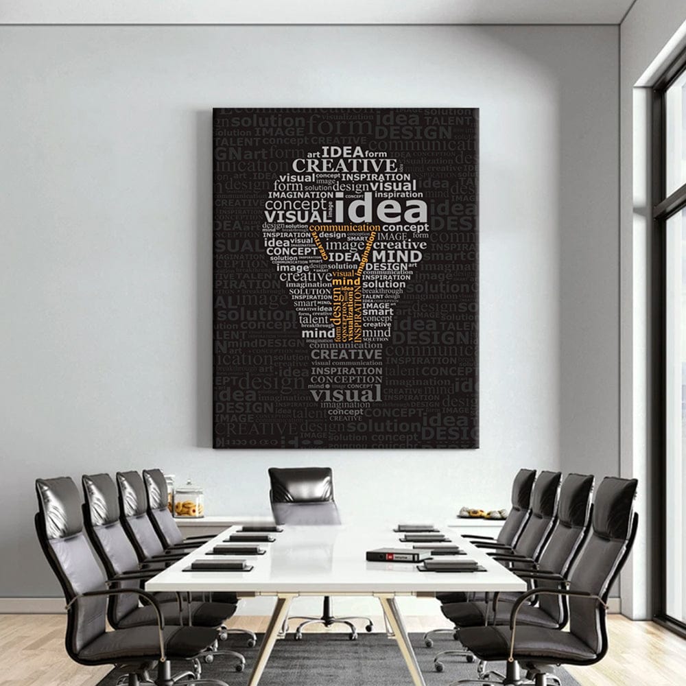 Creative Lightbulb Plan Canvas