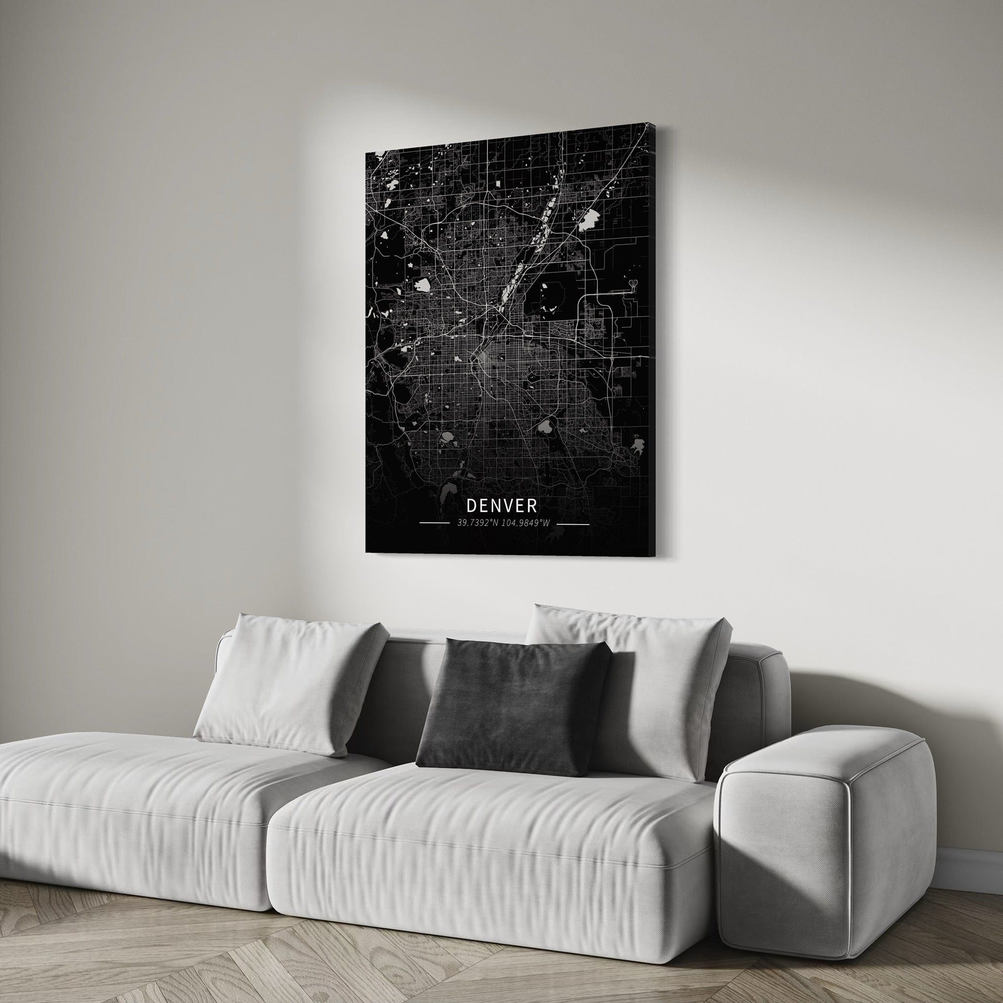 Denver City Map Canvas