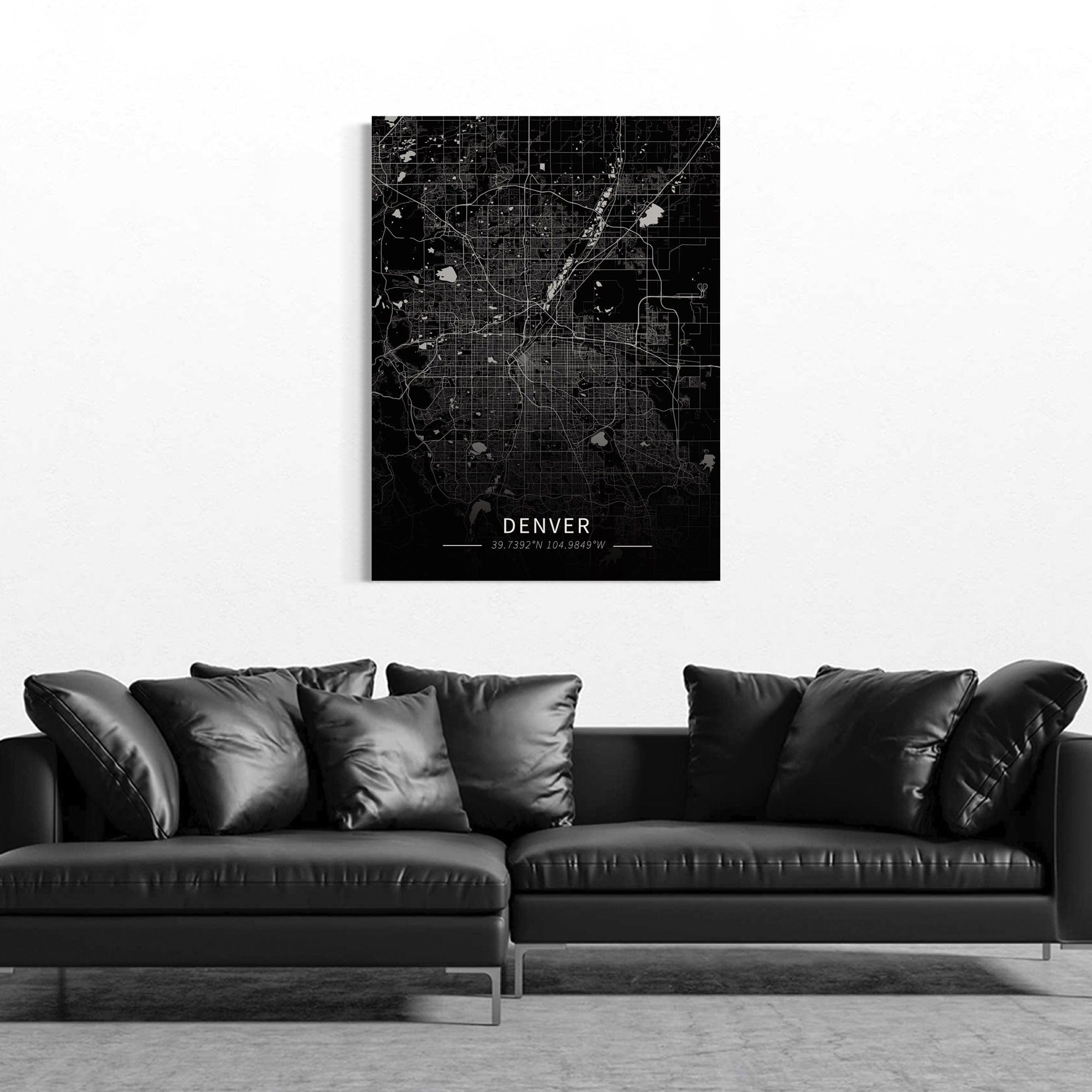Denver City Map Canvas