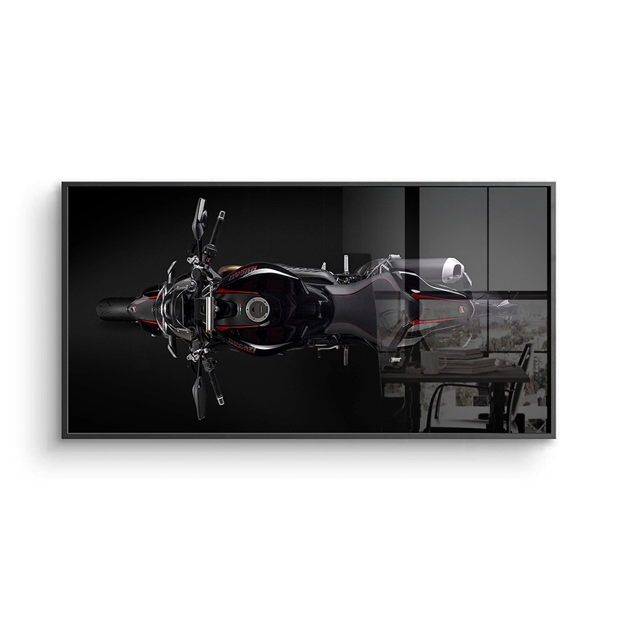 Ducati Monster 1200 R Wall Art - Motorcycle Canvas Print for Home & Garage Decor