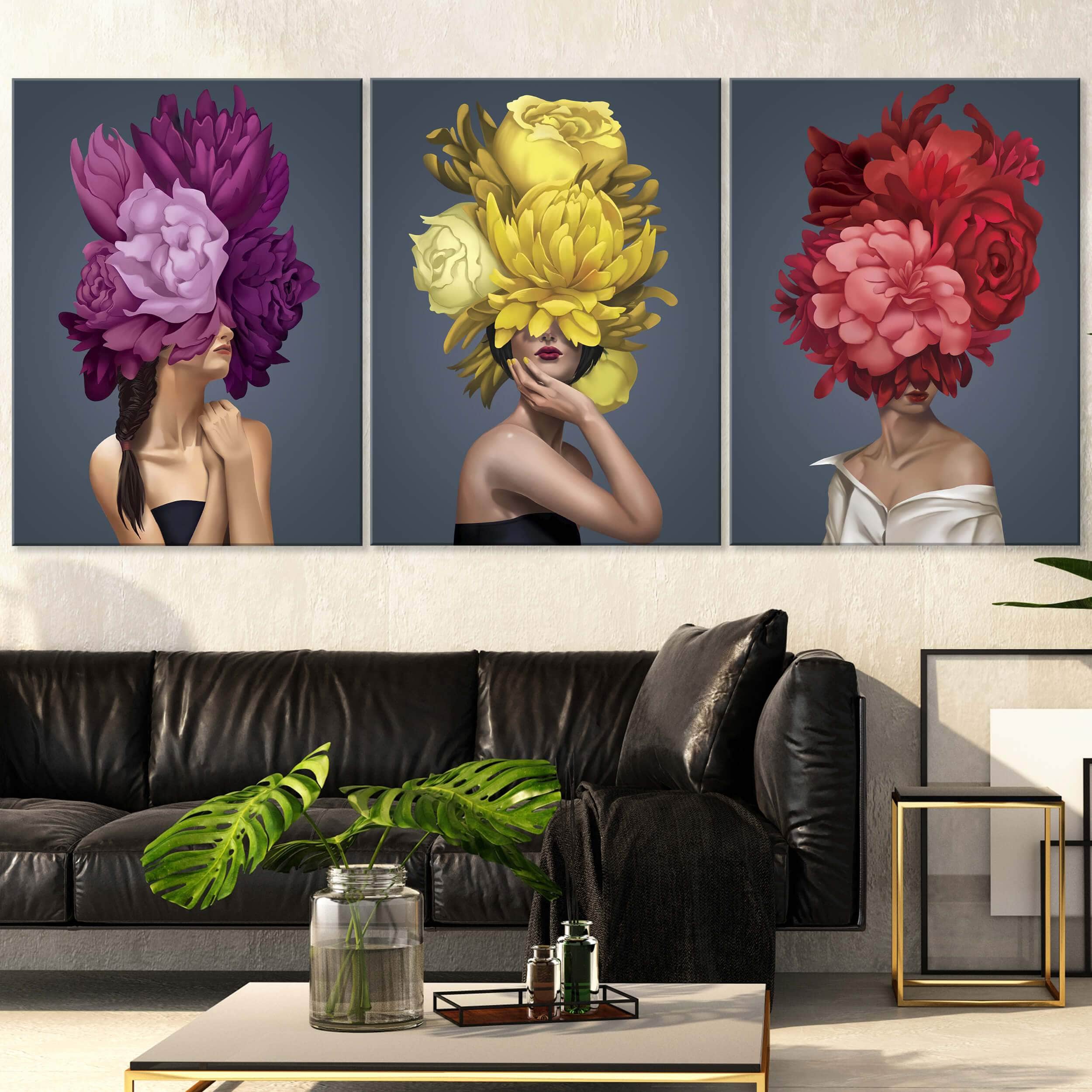 Graceful girls Canvas