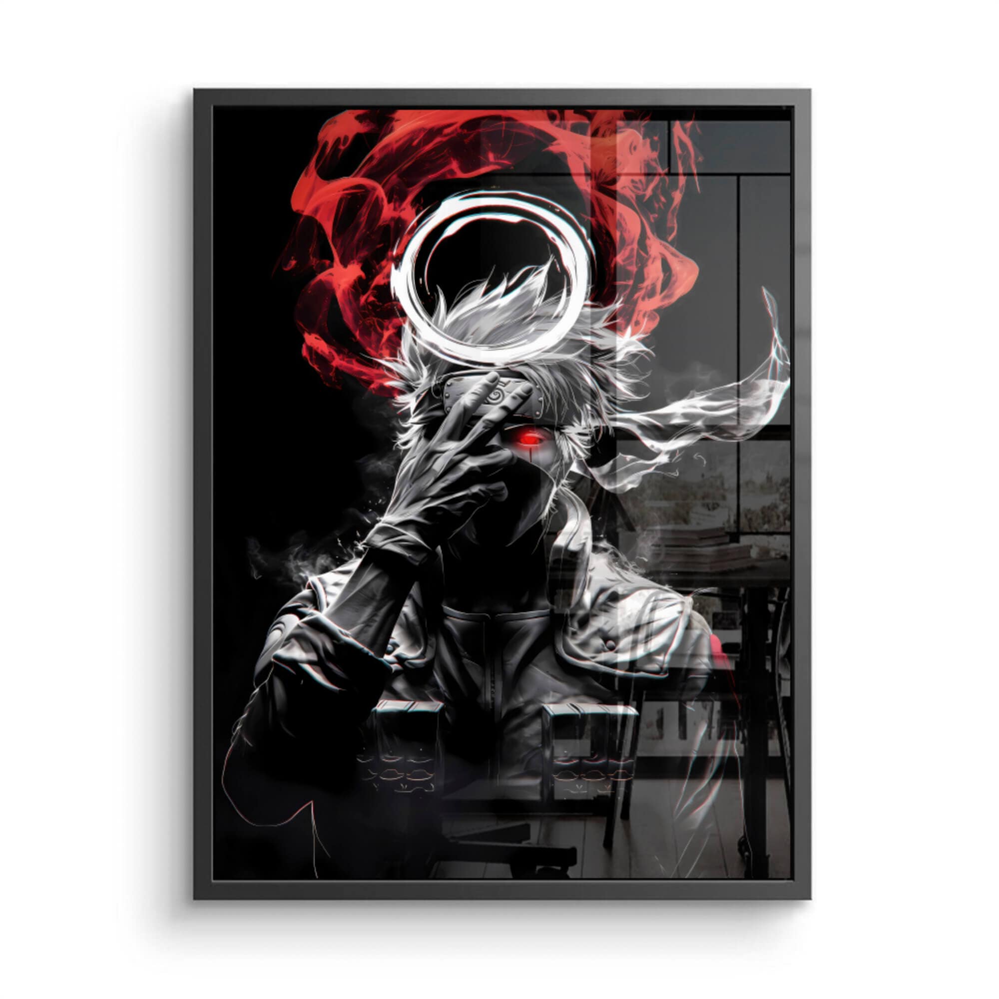 Itachi Uchiha 1116 Dark Canvas Wall Art – A Bold Tribute to the Legendary Ninja
