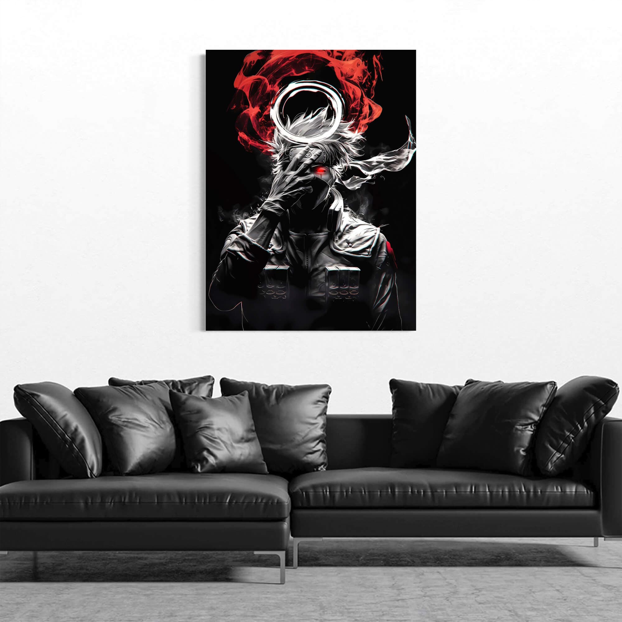 Itachi Uchiha 1116 Dark Canvas Wall Art – A Bold Tribute to the Legendary Ninja