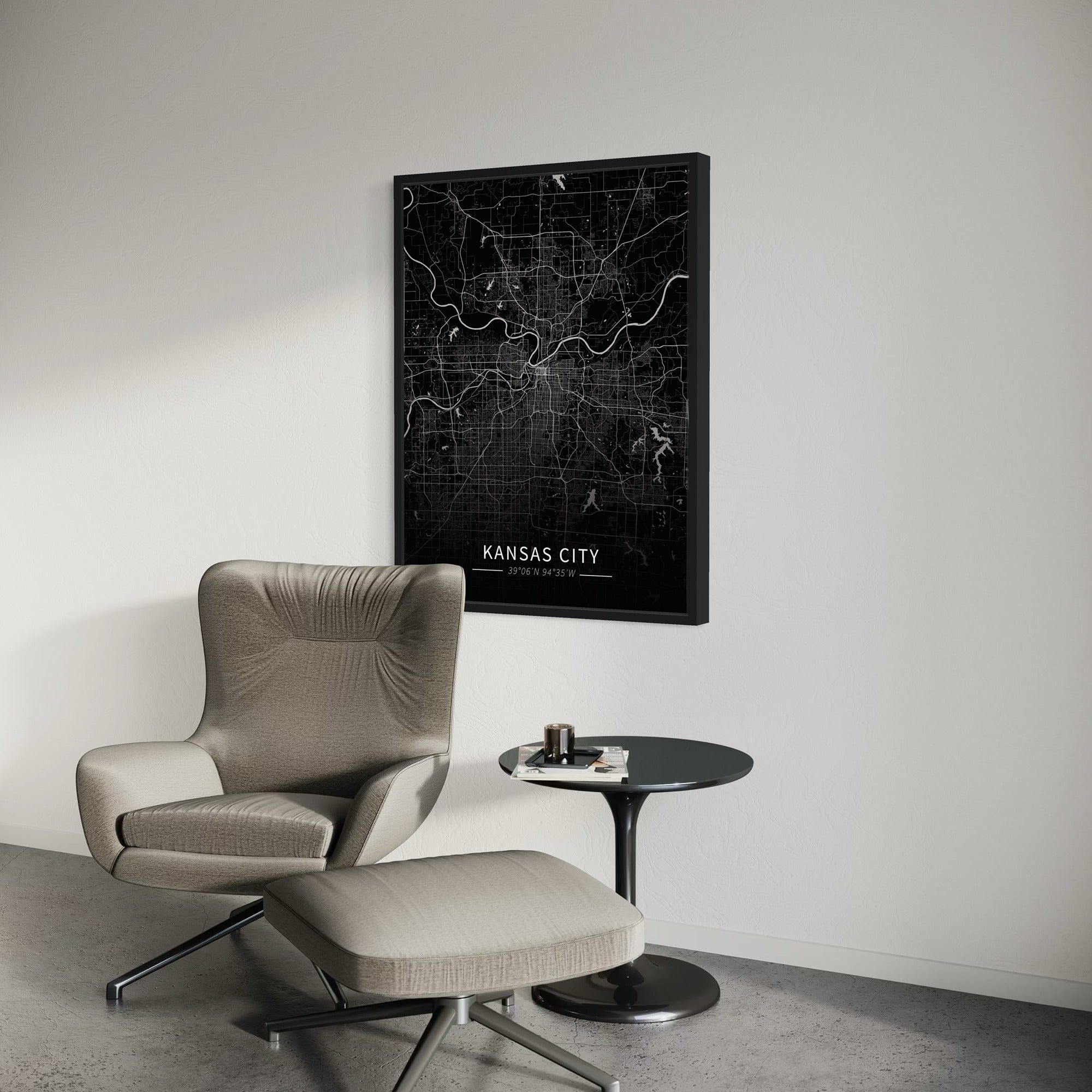 Kansas City Map Canvas