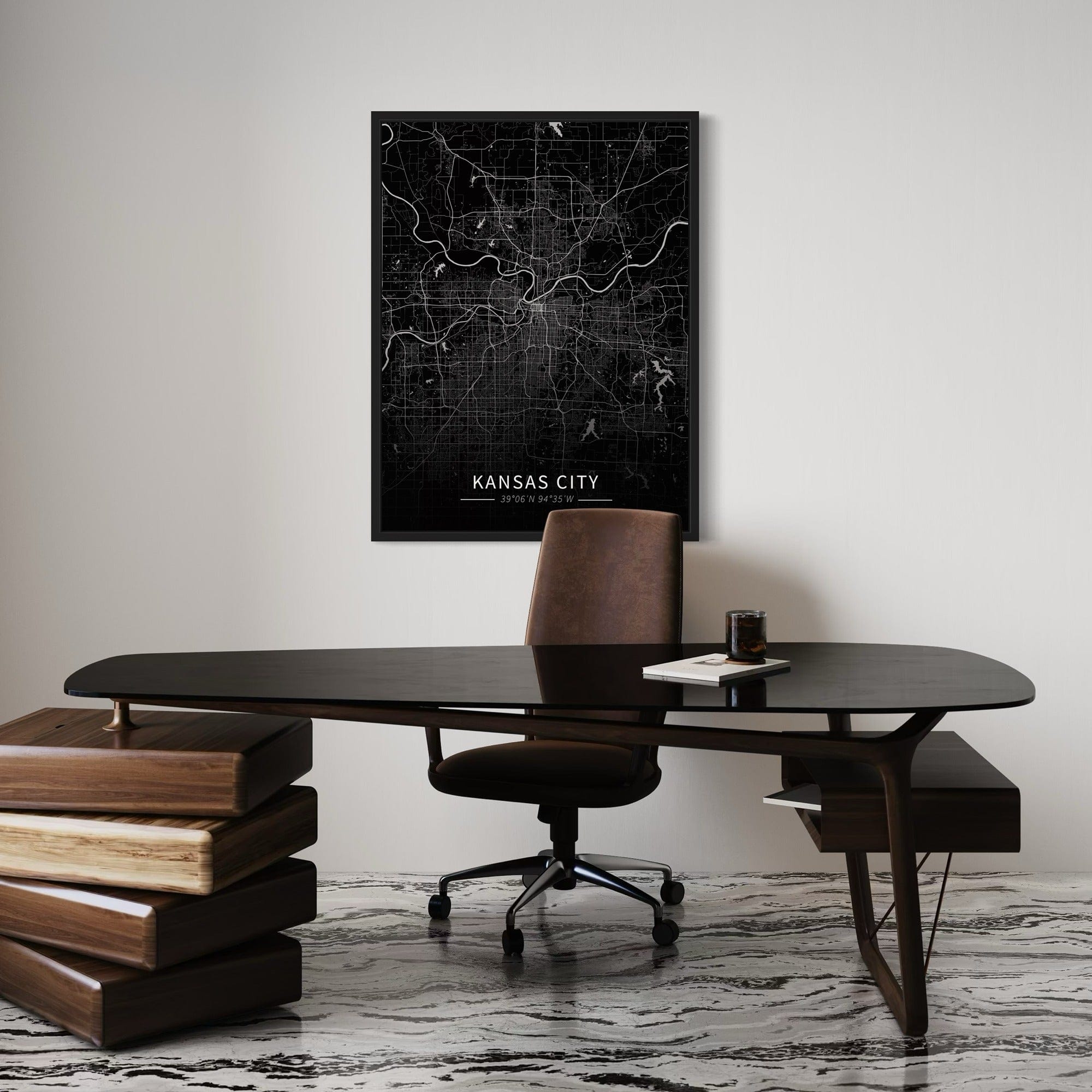 Kansas City Map Canvas