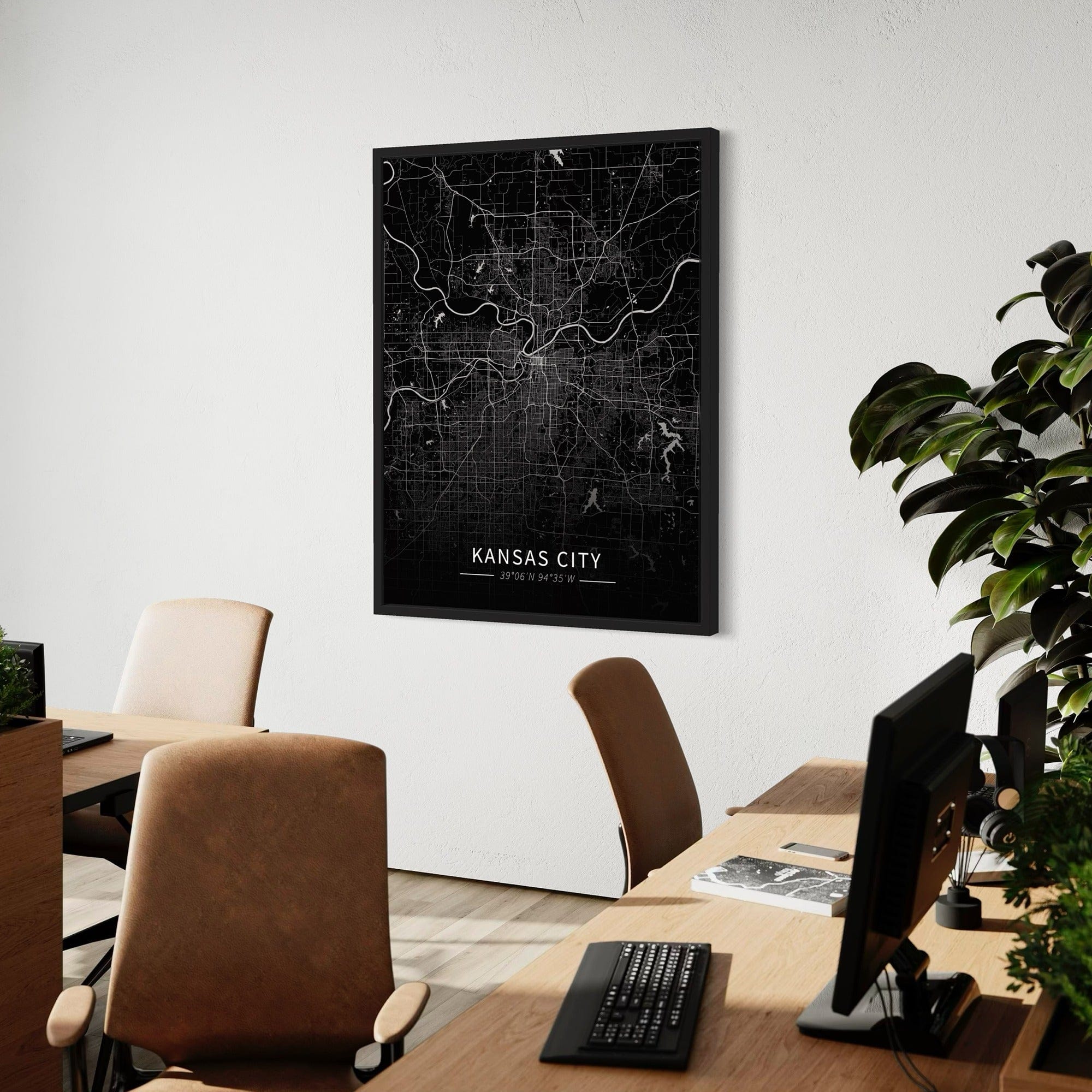 Kansas City Map Canvas