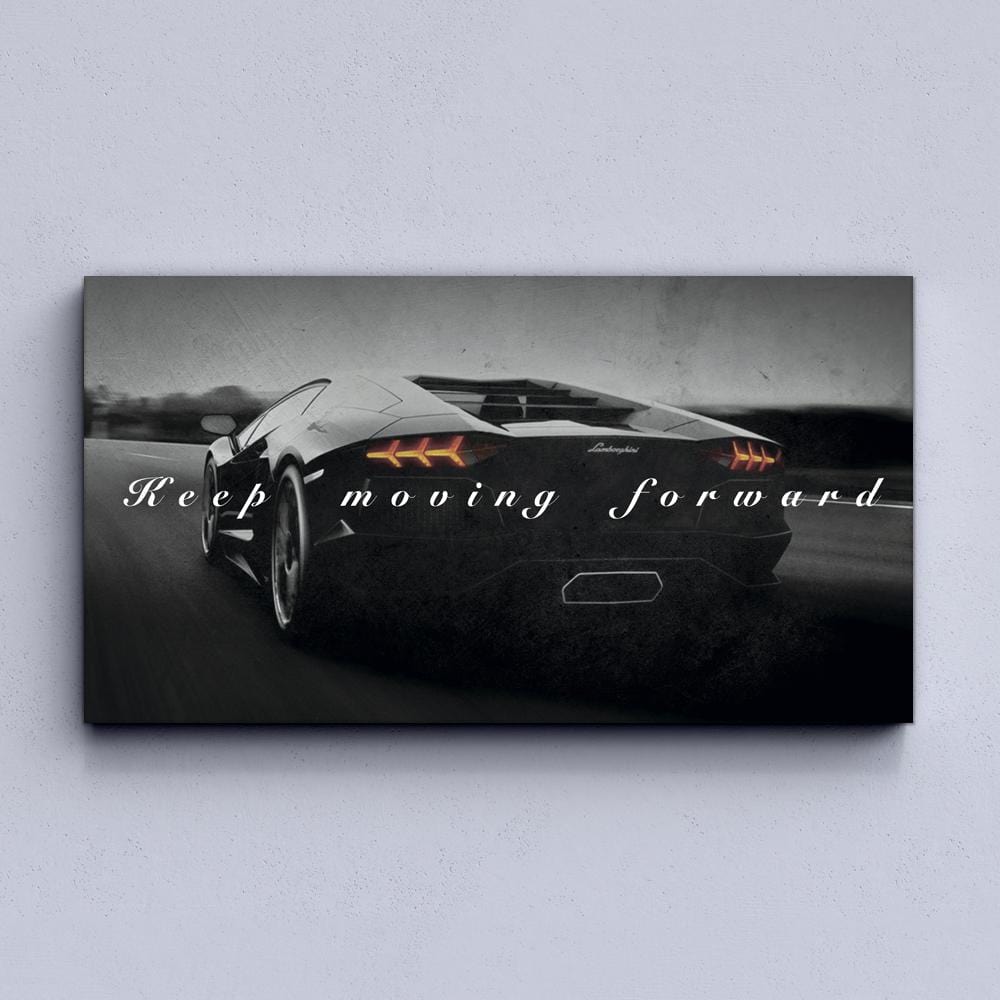 Lamborghini - Keep Moving Forward Canvas