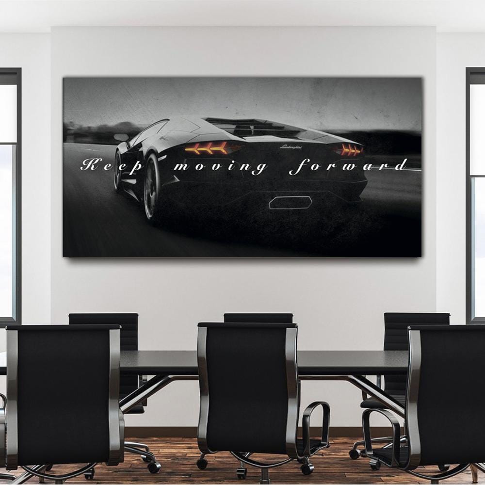 Lamborghini - Keep Moving Forward Canvas