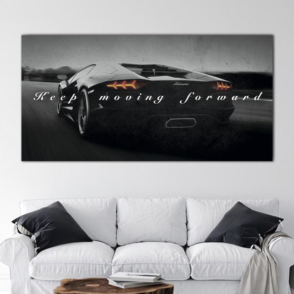Lamborghini - Keep Moving Forward Canvas