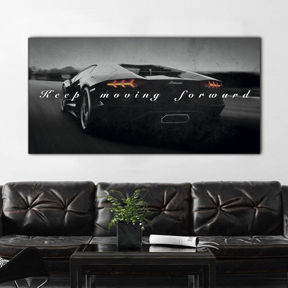 Lamborghini - Keep Moving Forward Canvas