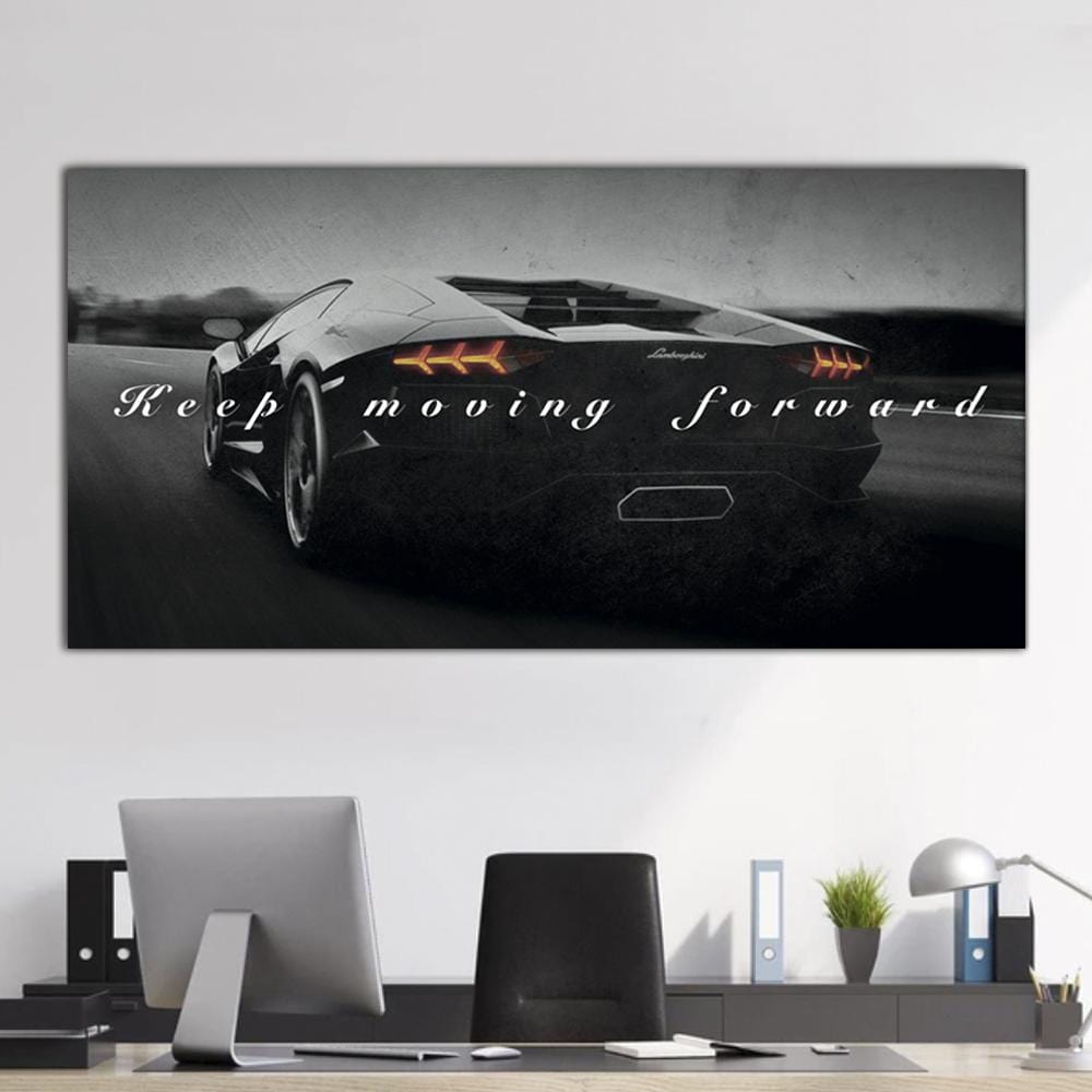 Lamborghini - Keep Moving Forward Canvas