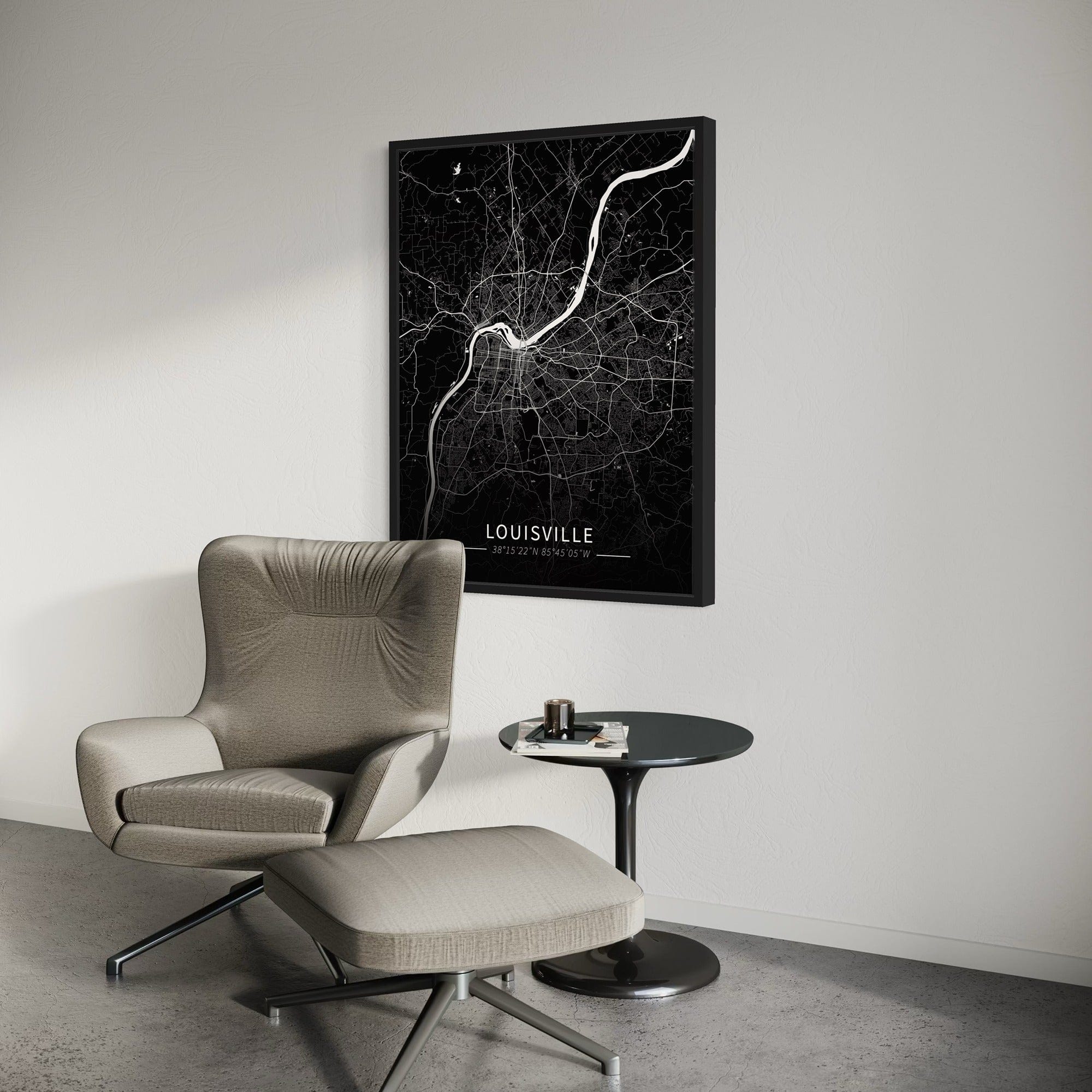 Louisville City Map Canvas