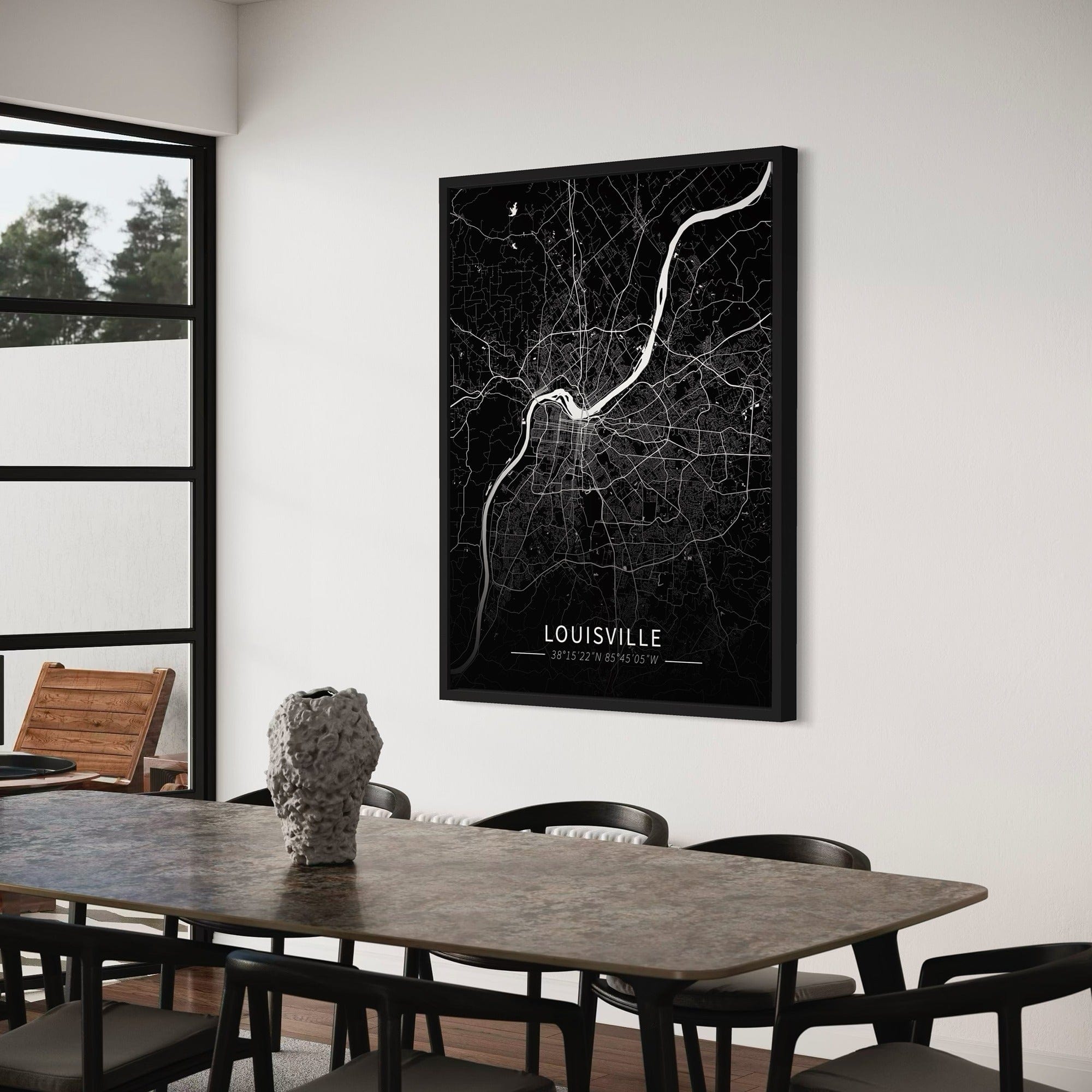Louisville City Map Canvas