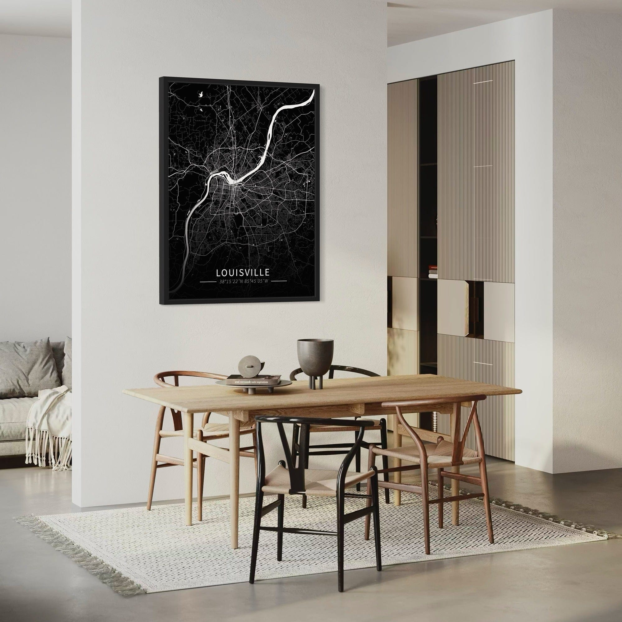 Louisville City Map Canvas