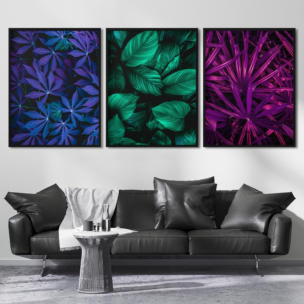 Multicolored Leaves Canvas