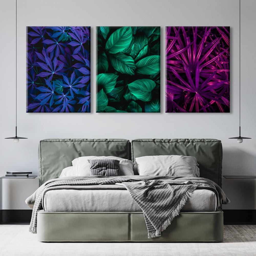 Multicolored Leaves Canvas