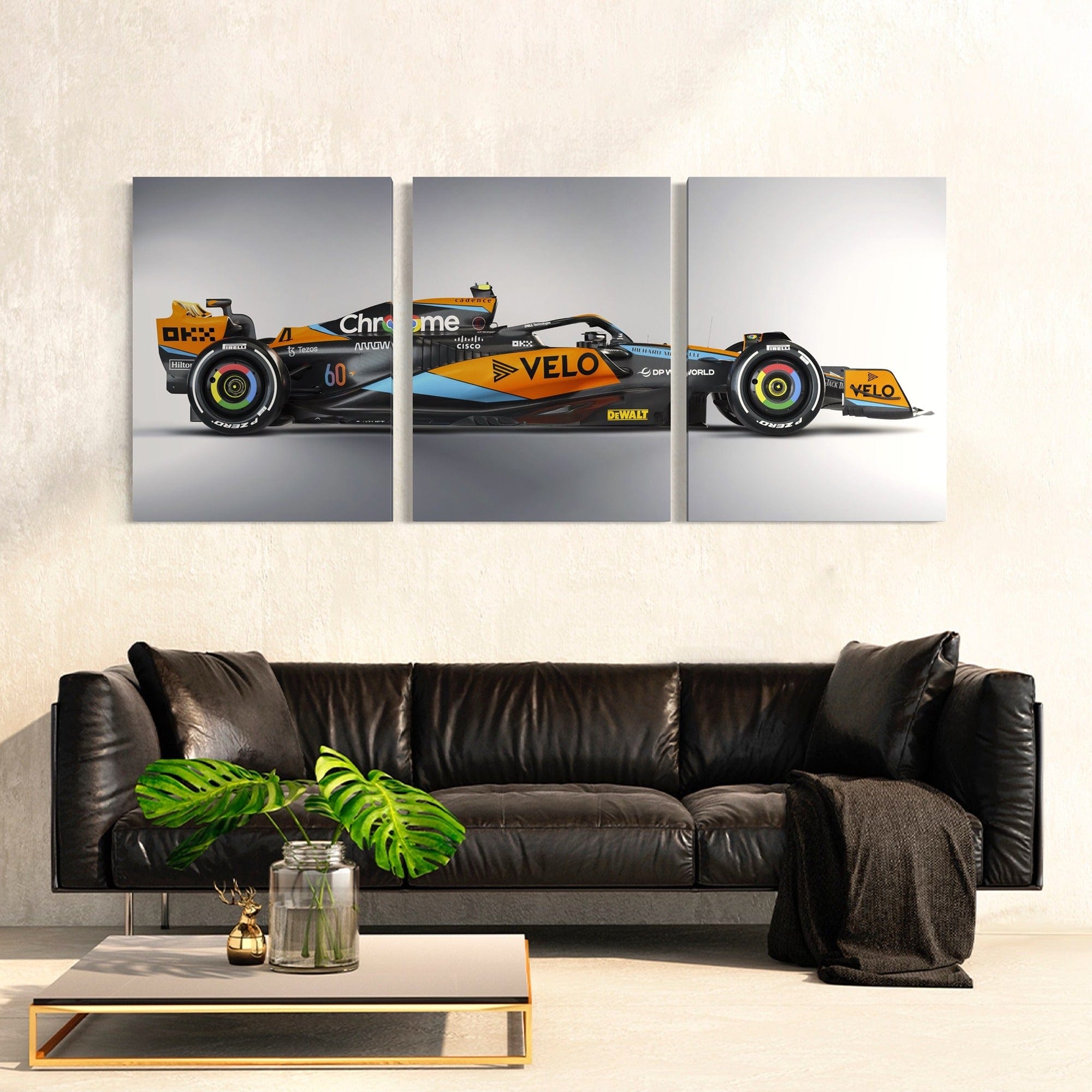 F1 | McLaren Formula 1 - 3 Piece Canvas Print