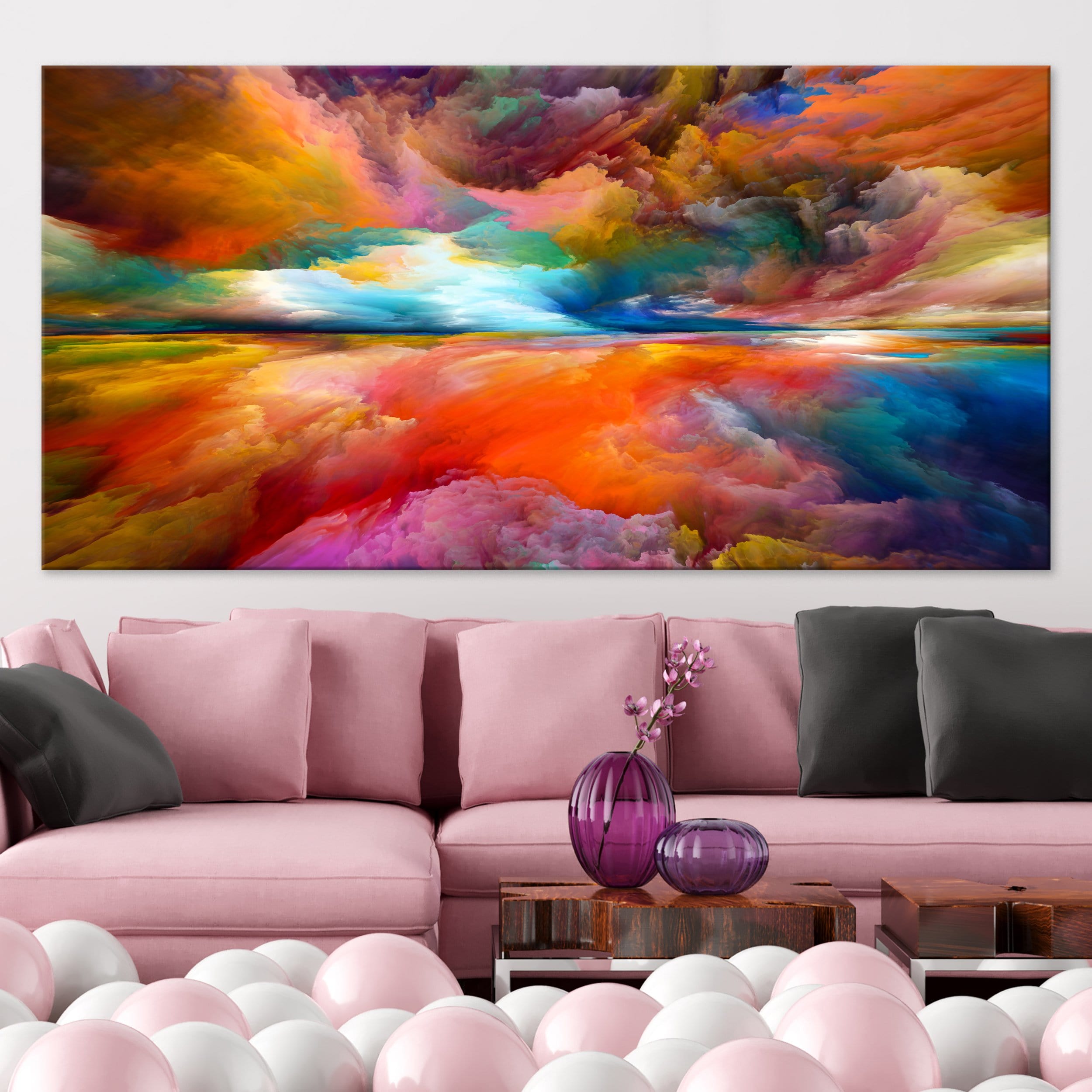 Rainbow Enlightenment Canvas
