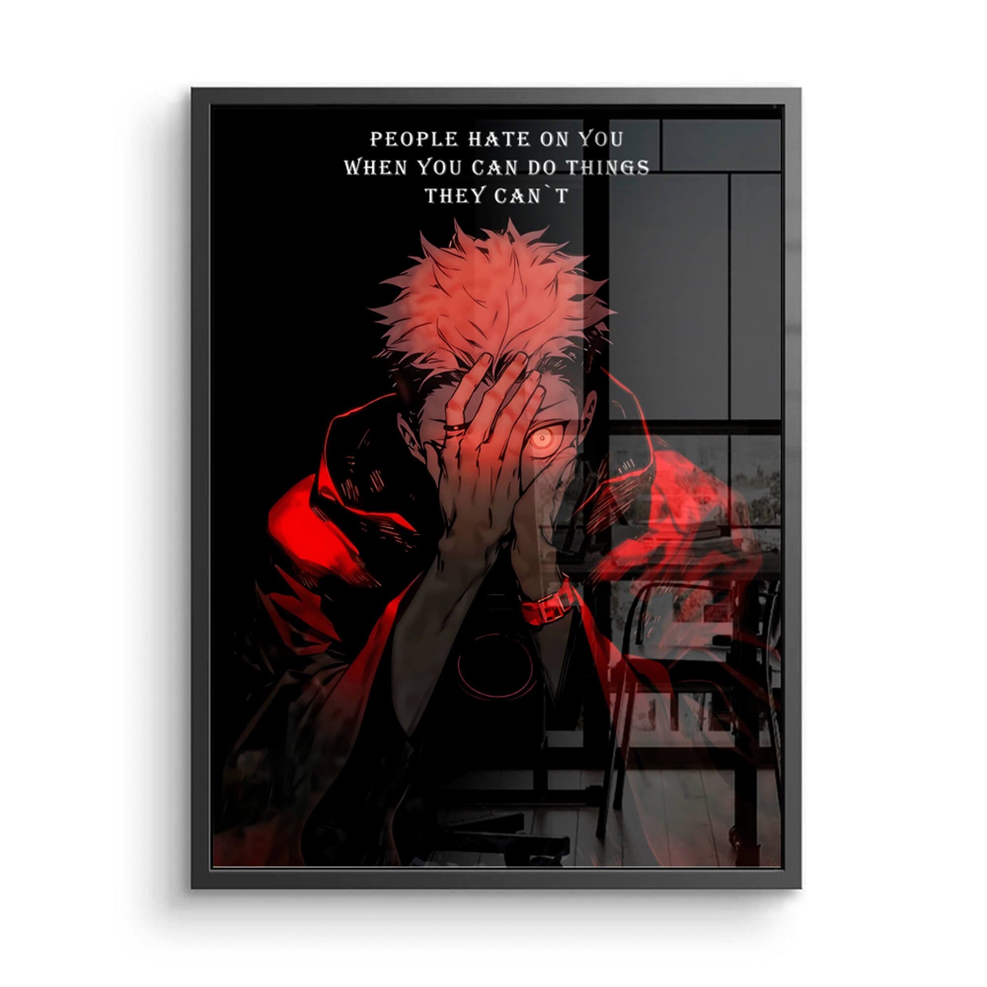 Ryomen Sukuna Canvas Wall Art – Dark Anime Aesthetic for True Fans
