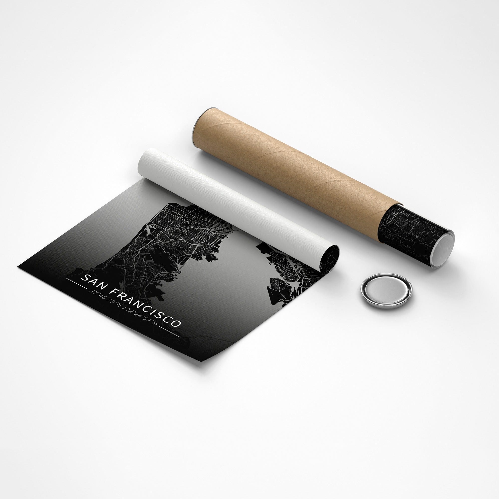 San Francisco City Map Canvas